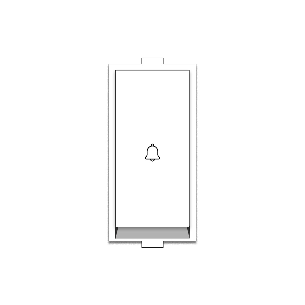 10A. BELL PUSH WHITE