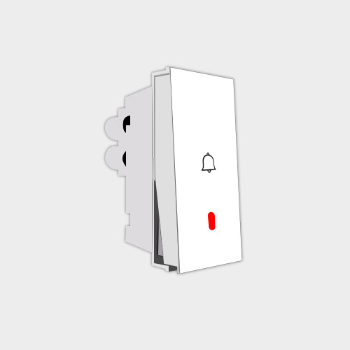10A. BELL PUSH WITH INDICATOR WHITE